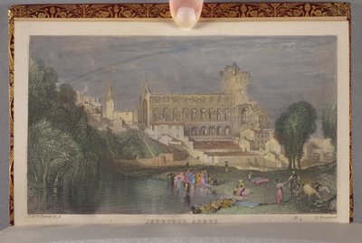 Jedburgh Abbey as bound in Vol. II of The Poetical Works of Sir Walter Scott, engraved by Robert Brandard by Joseph Mallord William (after) Turner