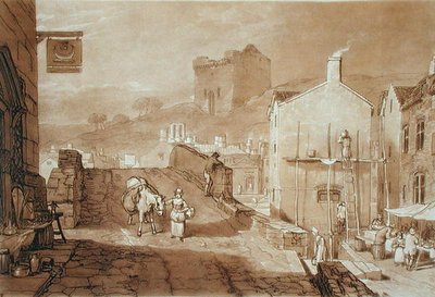 Morpeth, Northumberland, engraved by Charles Turner (1773-1857) published 1808 by Joseph Mallord William (after) Turner