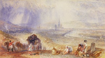 A Distant View, Rouen by Joseph Mallord William Turner