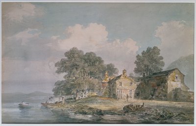 A Farmhouse by a Lake in the Lake District, c.1797 by Joseph Mallord William Turner