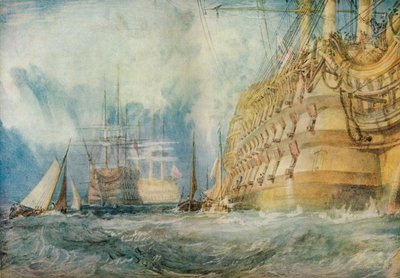 A First Rate Taking in Stores by Joseph Mallord William Turner