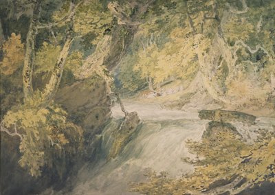 A River in Spate, c.1796 by Joseph Mallord William Turner