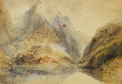 A Swiss Alpine Landscape by Joseph Mallord William Turner