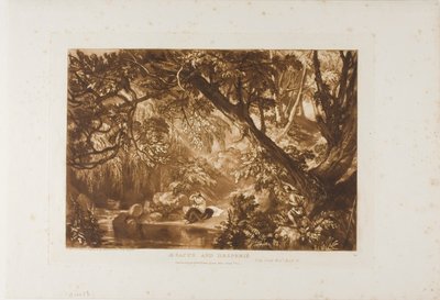 Aesacus and Hesperie, Plate 66 from Liber Studiorum by Joseph Mallord William Turner
