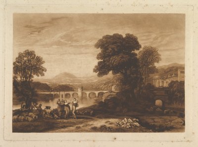 Apuleia in Search of Apuleius unpublished plate, Liber Studiorum, 1813-23 by Joseph Mallord William Turner