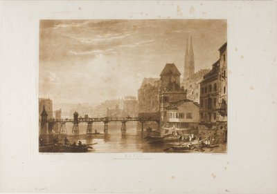 Basle, plate 5 from Liber Studiorum by Joseph Mallord William Turner
