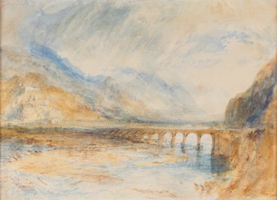Bellinzona - The Bridge over Ticino by Joseph Mallord William Turner