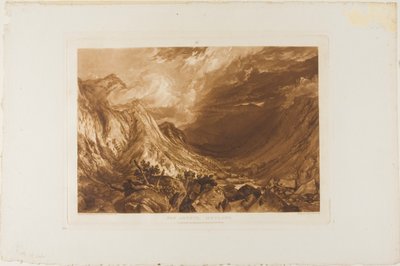 Ben Arthur, plate 69 from Liber Studiorum by Joseph Mallord William Turner