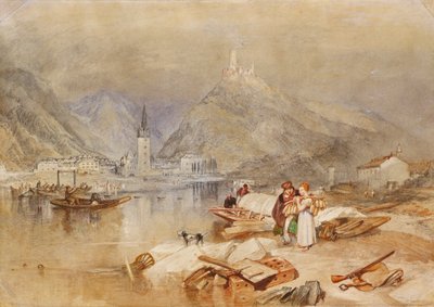 Bernkastel on the Moselle with the Ruins of Landshut by Joseph Mallord William Turner