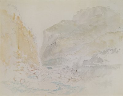 Blue Stream, St. Gothard by Joseph Mallord William Turner