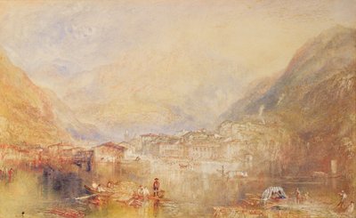 Brunnen from the Lake of Lucerne, 1845 by Joseph Mallord William Turner