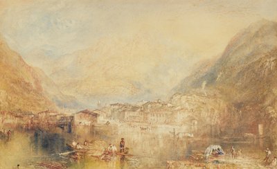 Brunnen from the Lake of Lucerne by Joseph Mallord William Turner