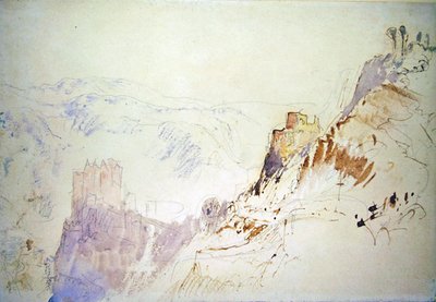 Burg Eltz from the North by Joseph Mallord William Turner