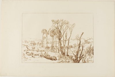 Crowhurst, plate 76 from Liber Studiorum by Joseph Mallord William Turner