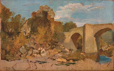 Devonshire Bridge with Cottage, 1813 by Joseph Mallord William Turner