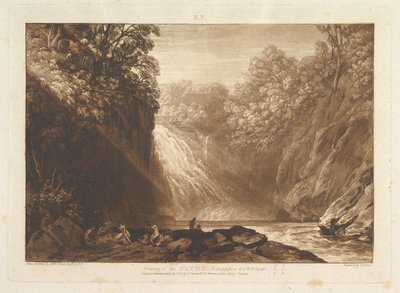 Drawing of the Clyde (Liber Studiorum, part IV, plate 18) by Joseph Mallord William Turner