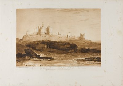 Dunstanborough Castle, plate 14 from Liber Studiorum by Joseph Mallord William Turner