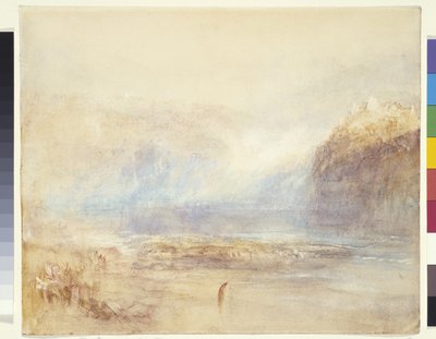 Falls Of The Rhine At Schaffhausen - Distant View by Joseph Mallord William Turner