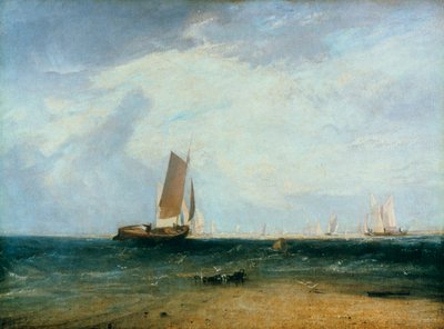 Fishing upon the Blythe Sand, Tide Setting In by Joseph Mallord William Turner
