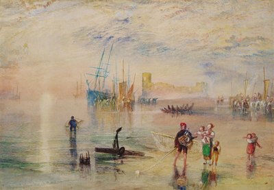 Flint Castle, c.1834 by Joseph Mallord William Turner
