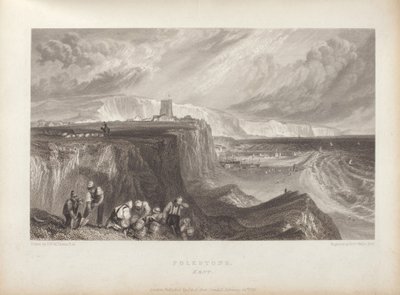 Folkstone, Kent, as bound in Picturesque Views on The Southern Coast of England by Joseph Mallord William Turner