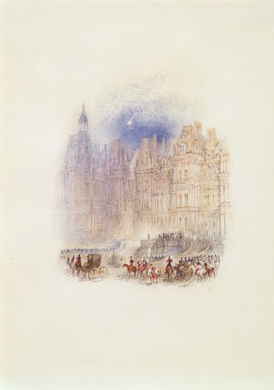 Fontainebleau: The Departure of Napoleon by Joseph Mallord William Turner