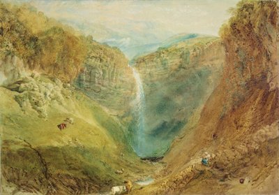 Hardraw Fall, Yorkshire by Joseph Mallord William Turner