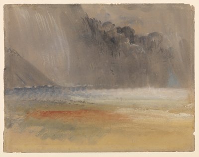 Heaped Thundercloud Over Sea and Land by Joseph Mallord William Turner