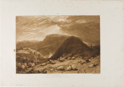 Hind Head Hill, plate 25 from Liber Studiorum by Joseph Mallord William Turner