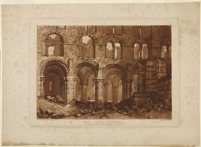 Holy Island Cathedral by Joseph Mallord William Turner