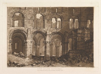 Holy Island Cathedral by Joseph Mallord William Turner