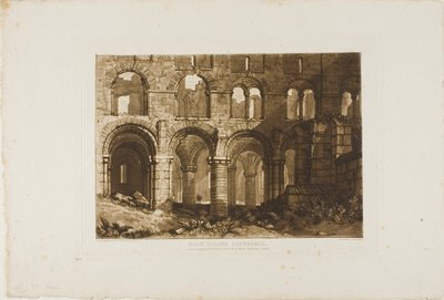 Holy Island Cathedral, plate 11 from Liber Studiorum by Joseph Mallord William Turner