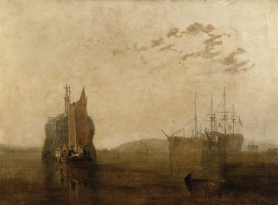 Hulks on the Tamar, c.1812 by Joseph Mallord William Turner
