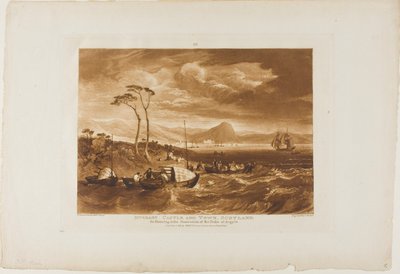 Inverary Castle and Town, plate 65 from Liber Studiorum by Joseph Mallord William Turner