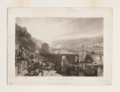 Kirkstall Lock on the River Aire by Joseph Mallord William Turner