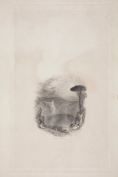 Lake of Nemi by Joseph Mallord William Turner