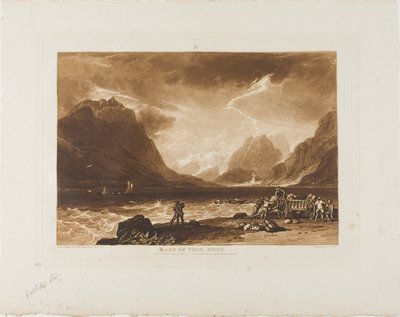 Lake of Thun, plate 15 from Liber Studiorum by Joseph Mallord William Turner