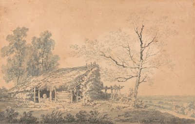Landscape with Barn by Joseph Mallord William Turner