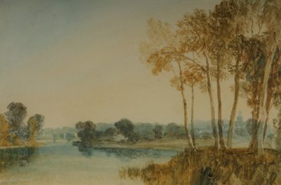 Landscape with Trees by the River Thames, c.1805 by Joseph Mallord William Turner