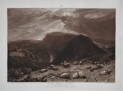 Liber Studiorum: Hind Head Hill on the Portsmouth Road by Joseph Mallord William Turner
