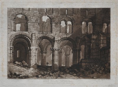 Liber Studiorum: Holy Island Cathedral by Joseph Mallord William Turner