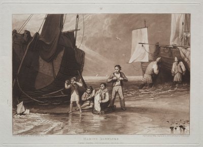 Liber Studiorum: Marine Dabblers by Joseph Mallord William Turner