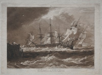 Liber Studiorum: Ships in a Breeze by Joseph Mallord William Turner