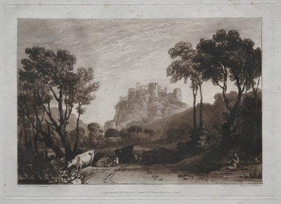 Liber Studiorum: The Castle Above the Meadows by Joseph Mallord William Turner