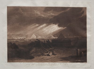 Liber Studiorum: The Fifth Plague of Egypt by Joseph Mallord William Turner