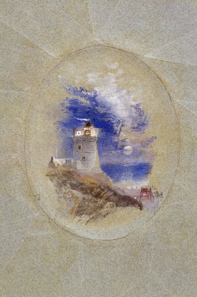 Lowestoffe Lighthouse, c.1827 by Joseph Mallord William Turner
