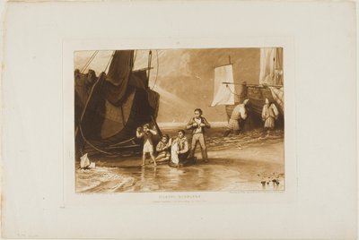 Marine Dabblers, Plate 29 from Liber Studiorum by Joseph Mallord William Turner