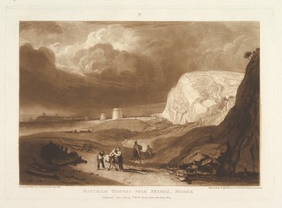 Martello Towers near Bexhill, Sussex by Joseph Mallord William Turner