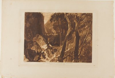 Mill near the Grand Chartreuse, plate 54 from Liber Studiorum by Joseph Mallord William Turner