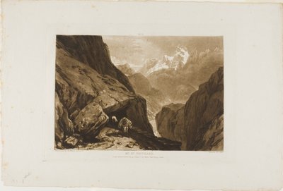 Mount Saint Gothard, plate 9 from Liber Studiorum by Joseph Mallord William Turner